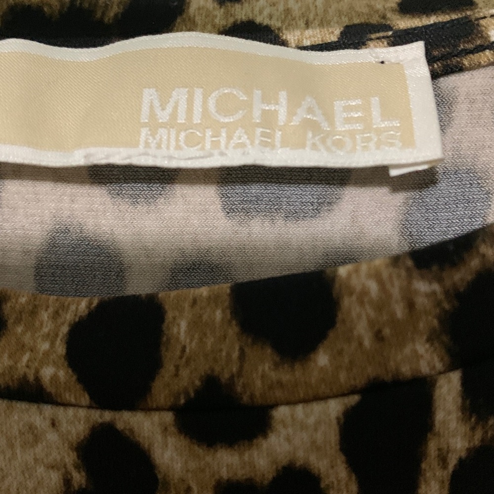 Michael Kors Animal Print Top - Picture 2 of 8